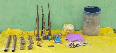  CG : सर्चिंग के दौरान जवानों को बड़ी सफलता, भारी मात्रा में बंदूक और विस्फोटक सामाग्री किया बरामद 