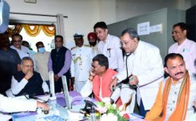 विधानसभा परिसर के चिकित्सालय में विधायकों के लिए &rsquo;&rsquo;स्वास्थ्य परीक्षण शिविर&rsquo;&rsquo; का शुभारंभ