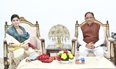 मुख्यमंत्री साय से प्रसिद्ध कथावाचक देवी चित्रलेखा की सौजन्य भेंट, राज्य में हो रहे विकास कार्यों की सराहना की