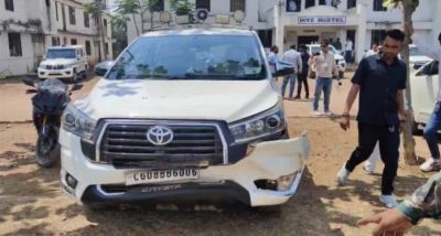 BREAKING : स्वास्थ्य मंत्री जायसवाल की गाड़ी का हुआ एक्सीडेंट, दो MLA और एक पूर्व विधायक की गाड़ियां आपस में टकराई