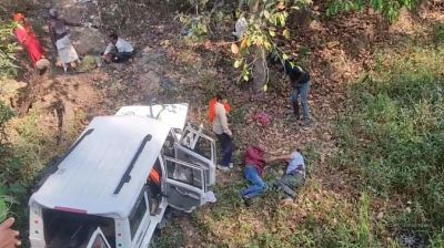 PM मोदी की सभा में शामिल होने जा रहे बीजेपी कार्यकर्ताओं से भरी बोलेरो वाहन नदी में गिरी, दो की मौत, सात घायल 