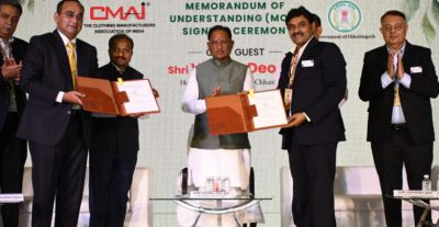 छत्तीसगढ़ बनेगा देश का नया टेक्सटाइल हब, सीएम विष्णुदेव साय ने मुंबई में सीएमएआई के साथ किया एमओयू&hellip;