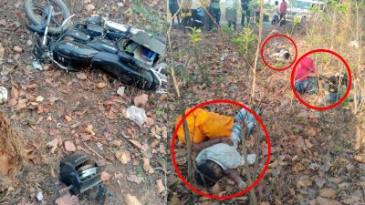 Accident- भीषण सड़क हादसा: तेज रफ्तार बाइक पेड़ से टकराई, तीन युवकों की दर्दनाक मौत&hellip;