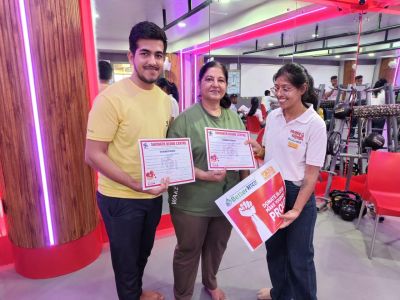 एनजीओ बेटर भारत एवं 'माँ' संस्था द्वारा प्रियदर्शिनी नगर स्थित स्पार्क फिटनेस जिम में रक्तदान शिविर का आयोजन &mdash; कुल 34 यूनिट रक्त एकत्रित