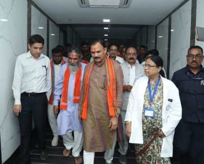 स्वास्थ्य मंत्री श्याम बिहारी जायसवाल ने एमसीएच अलबेलापारा व शासकीय कोमलदेव अस्पताल का किया निरीक्षण