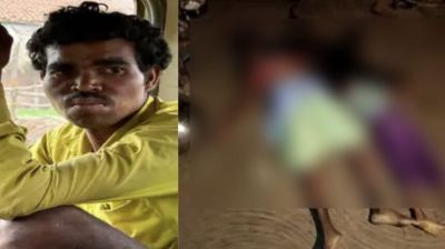 CRIME NEWS : पति ने कुल्हाड़ी मारकर की पत्नी और बेटी की हत्या, फिर करने वाला था खुदकुशी, तभी पहुंच गई पुलिस 