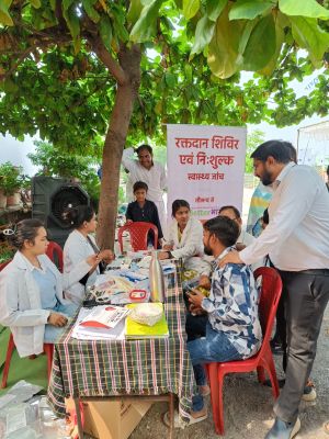  संत शिरोमणि सद्गुरु कबीर प्रकट्य दिवस पर बोथली एवं गोंदवारा में रक्तदान एवं स्वास्थ्य जांच शिविर का सफल आयोजन किया गया