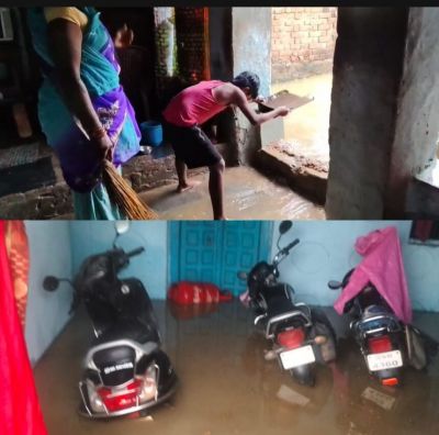 गरियाबंद में मूसलाधार बारिश का कहर: सड़कों पर जलजमाव, घरों में घुसा पानी, जनजीवन अस्त-व्यस्त
