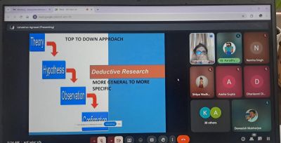 महंत लक्ष्मीनारायण दास महाविद्यालय, रायपुर के वाणिज्य शोध केंद्र द्वारा ऑनलाईन व्याख्यान का आयोजन किया गया