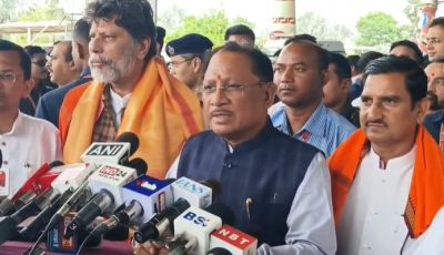 तीन दिवसीय दिल्ली दौरे से लौटे मुख्यमंत्री साय,मंत्री मंडल विस्तार को लेकर कह दी बड़ी बात….. तीन दिवसीय दिल्ली दौरे से लौटे मुख्यमंत्री साय,मंत्री मंडल विस्तार को लेकर कह दी बड़ी बात…..