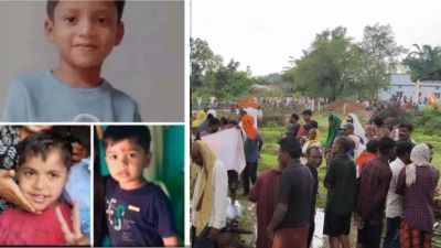 तालाब में डूबने से गई तीन मासूमों की जान, गांव में पसरा मातम, एक साथ उठी तीन अर्थियां