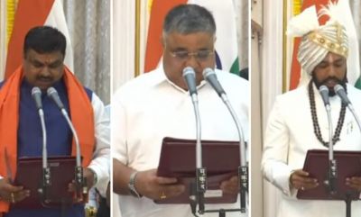 Sai Cabinet Expansion: साय मंत्रिमंडल का हुआ विस्तार, इन तीन विधायकों ने ली मंत्रीपद की शपथ
