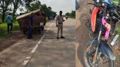 Accident Breaking : पिकअप और बाइक में जोरदार भिड़ंत, एक युवक की मौत  