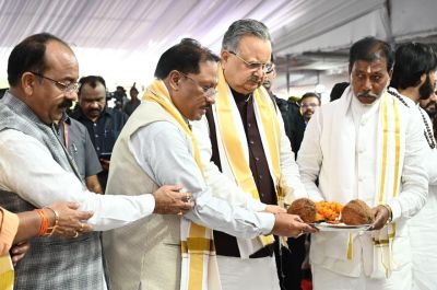 गुरु घासीदास बाबा के आदर्शों पर चलकर बनाएंगे विकसित छत्तीसगढ़ : मुख्यमंत्री साय