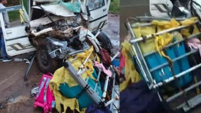 Big Accident : कार और ट्रक की जोरदार भिड़ंत, 5 लोगों की दर्दनाक मौत, कान्हा नेशनल पार्क गए थे घूमने Big Accident : कार और ट्रक की जोरदार भिड़ंत, 5 लोगों की दर्दनाक मौत, कान्हा नेशनल पार्क गए थे घूमने