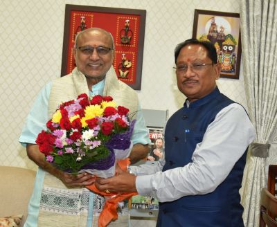 उप राष्ट्रपति राधाकृष्णन से मुख्यमंत्री विष्णुदेव साय ने की भेंट&hellip;