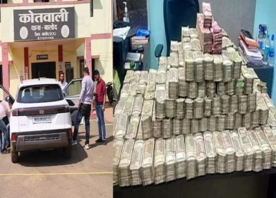 CG &ndash; चेकिंग के दौरान कार से मिला करोड़ों का कैश, नोटों के बंडल देख चकराया पुलिस का माथा, रायपुर से नागपुर ले जाई जा रही थी रकम&hellip;..