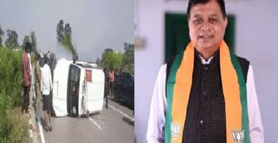 मंत्री लखनलाल देवांगन की काफिले की कार दुर्घटनाग्रस्त, ASI समेत 3 घायल, जानें कैसे हुआ हादसा