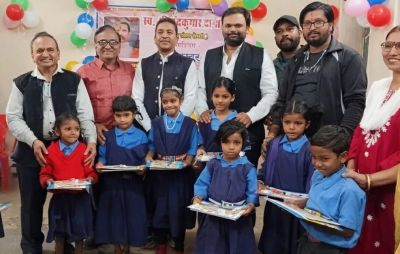 स्वतंत्रता सेनानी स्व. नंदकुमार दानी की 121वीं जयंती नंदकुमार दानी प्राथमिक विद्यालय में हर्षोल्लास से मनाई गई