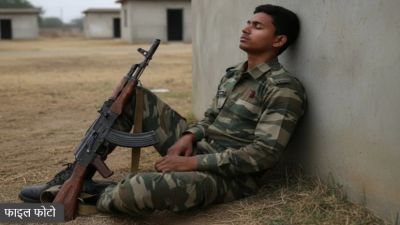 ब्रेकिंग : जवान ने खुद को मारी गोली, अस्पताल में कराया गया भर्ती, मचा हड़कंप