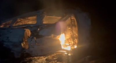 Accident : मौत का तांडव; गहरी खाई में गिरते ही आग का गोला बनी ईको कार, दो युवकों की मौत Accident : मौत का तांडव; गहरी खाई में गिरते ही आग का गोला बनी ईको कार, दो युवकों की मौत