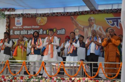 बाबा साहेब के संविधान ने ही हमें जनप्रतिनिधि के रूप में सेवा का अधिकार दिया: सांसद बृजमोहन अग्रवाल