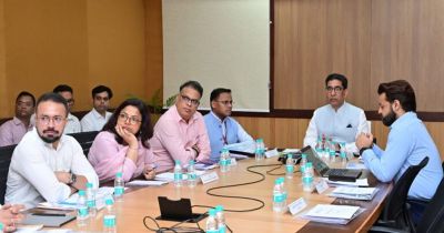 भारत सरकार के भूमि संसाधन सचिव ने छत्तीसगढ़ के मुख्य सचिव से की सौजन्य भेंट