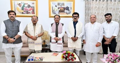 मुख्यमंत्री साय से राजस्थान विस अध्यक्ष देवनानी ने की सौजन्य भेंट
