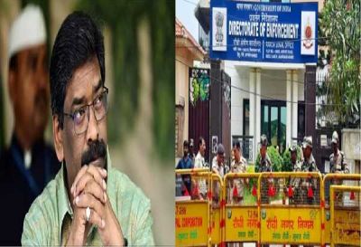 दर्जनों गाड़ियों से CM आवास पहुंचे ईडी के अधिकारी...मुख्यमंत्री से करेंगे पूछताछ