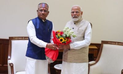 छत्तीसगढ़ के मुख्यमंत्री विष्णुदेव साय ने प्रधानमंत्री नरेंद्र मोदी से की मुलाक़ात...तीसरी बार देश का प्रधानमंत्री बनने पर दी बधाई