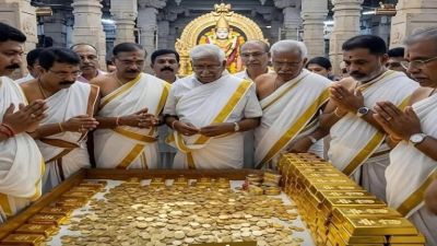 तिरुपति मंदिर में 121 Kg सोने का दान, सोने की कीमत ₹140 करोड़, देखें 10 सबसे बड़े दानों की लिस्ट&hellip;!!