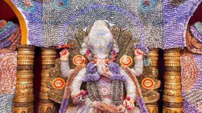 Attractive Ganesh Statue : 50, 100, 200 और 500 के नोट, कुल ₹1.51 करोड़ से सजाए गए &lsquo;बप्पा&rsquo; !