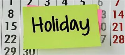 Holidays List 2026:&nbsp;सरकारी छुट्टियों का कैलेंडर जारी, इस साल 9 बार मिलेगी 3-3 दिन की छुट्टी