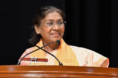 राष्ट्रपति द्रौपदी मुर्मु 80वें स्वतंत्रता दिवस की पूर्व संध्या पर आज राष्ट्र को करेंगी संबोधित राष्ट्रपति द्रौपदी मुर्मु 80वें स्वतंत्रता दिवस की पूर्व संध्या पर आज राष्ट्र को करेंगी संबोधित
