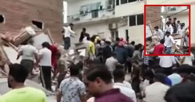 दर्दनाक हादसा: भरभराकर गिरी 5 मंजिला इमारत, कई लोगों के दबने की आशंका, रेस्क्यू जारी दर्दनाक हादसा: भरभराकर गिरी 5 मंजिला इमारत, कई लोगों के दबने की आशंका, रेस्क्यू जारी
