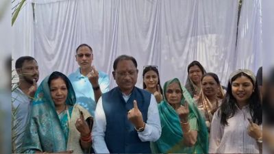 Panchayat Election : वोट देने परिवार संग लाइन में खड़े रहे CM साय, बोले- तीसरे चरण में भी भाजपा को मिलेगी सफलता&hellip;.